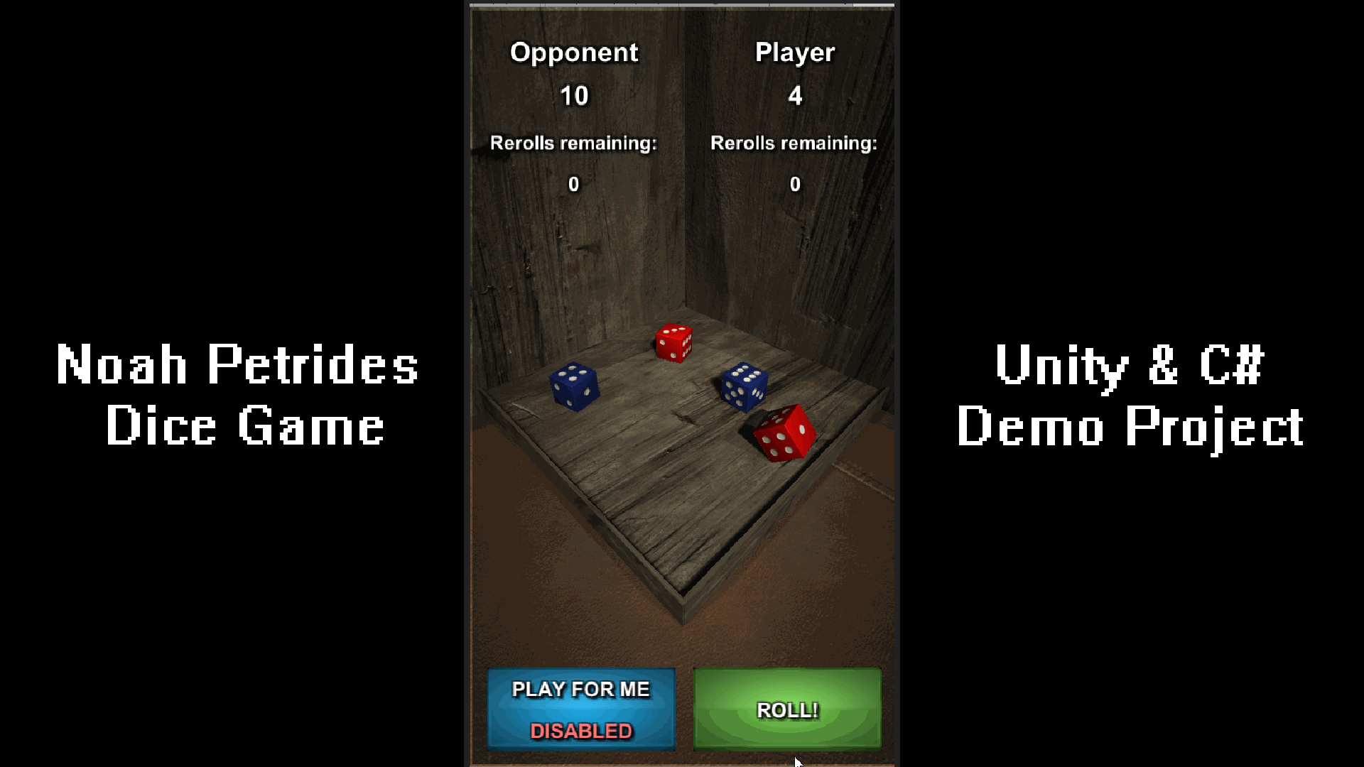 Dice Game Screenshot
